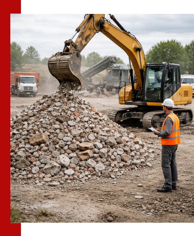 Доставка и вывоз строительного боя в Горячем Ключе