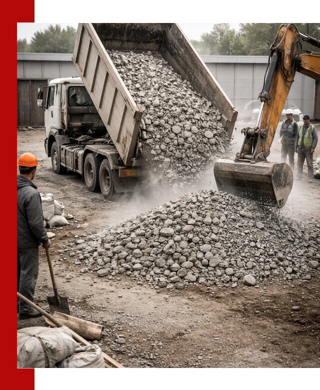 Доставка дробленого бетона в Горячем Ключе оптом и в розницу