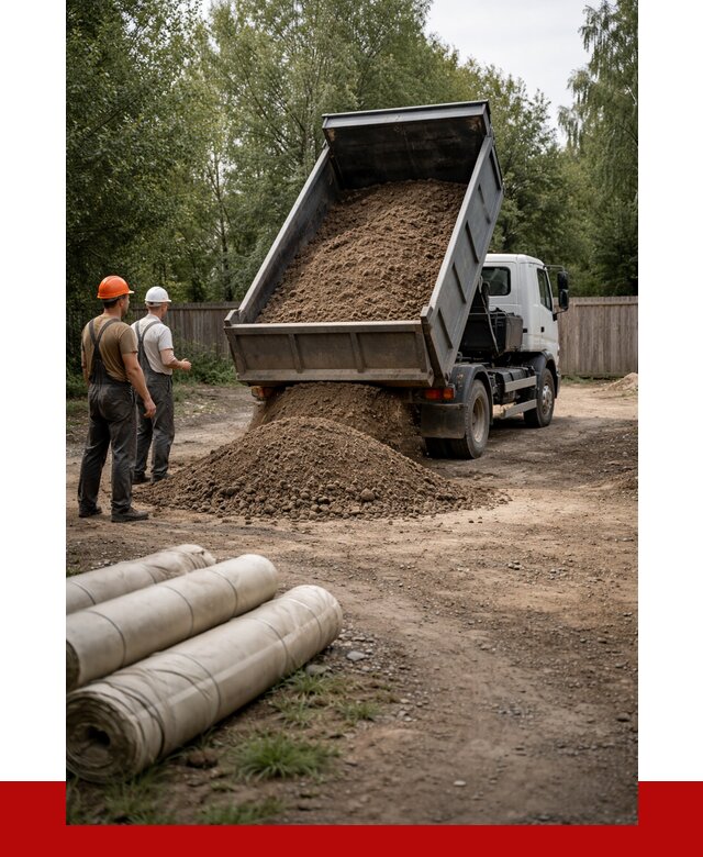 Доставка сыпучих материалов самосвалом в Горячего Ключ от 4340 р. | ПРОНЕРУДГрч