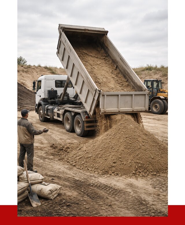 Доставка самосвалом 20 кубов в Горячем Ключе от 7750 р. | ПРОНЕРУДГрч