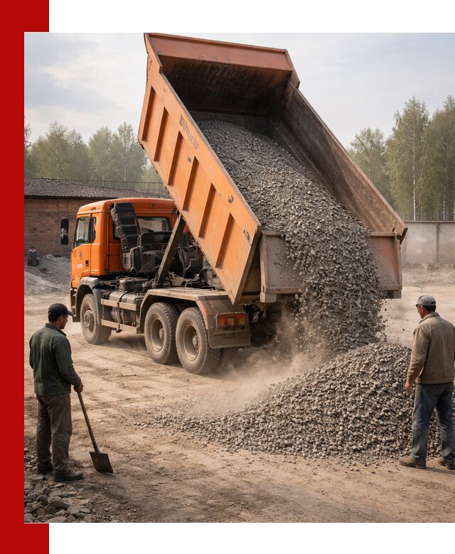 Доставка самосвалом 20 м3 в Горячем Ключе быстро и надежно