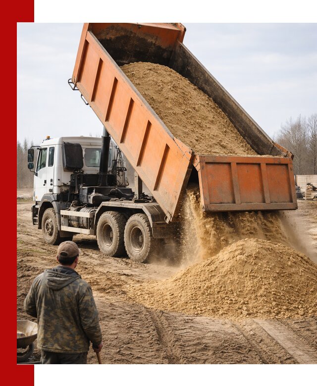 Аренда самосвала 20 тонн для перевозки грузов в Горячем Ключе