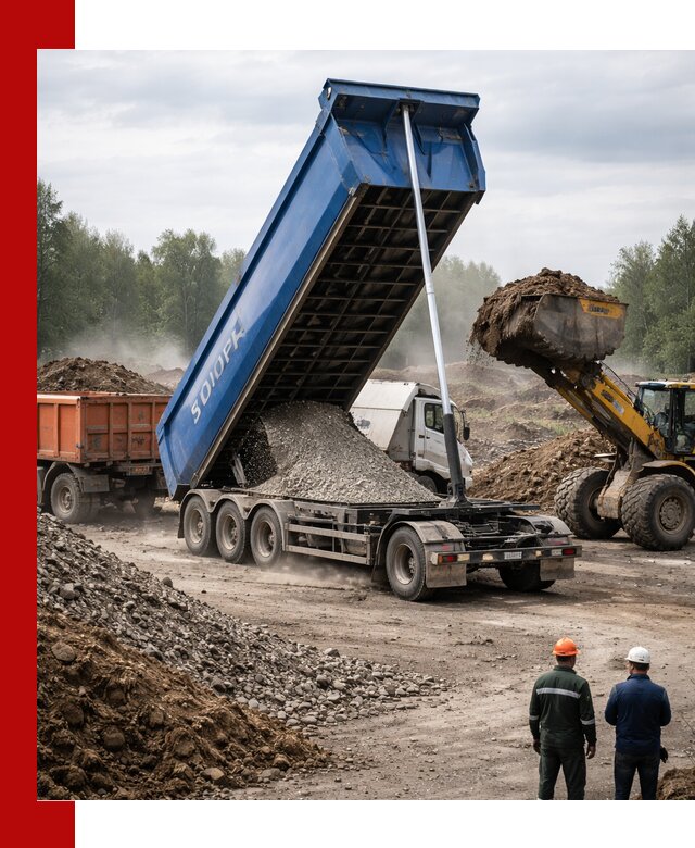 Аренда тонар 40 тонн в Горячем Ключе с доставкой материалов