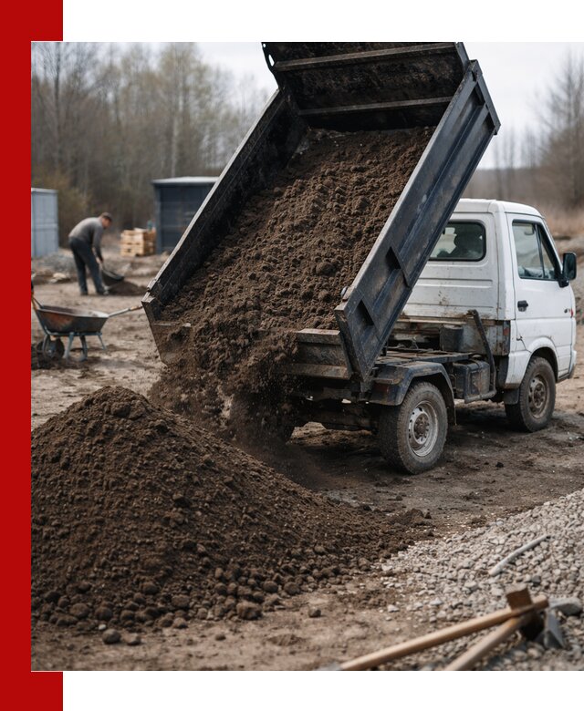 Аренда минисамосвала в Горячем Ключе для доставки сыпучих материалов