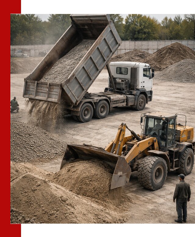 Перевозка сыпучих грузов самосвалами и бортовыми в Горячем Ключе