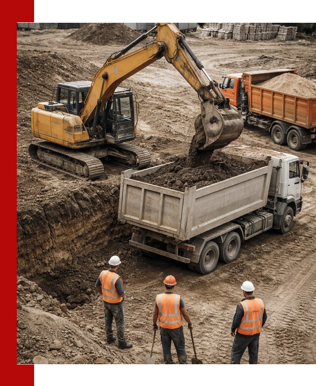 Разработка грунта для строительства и благоустройства в Горячем Ключе