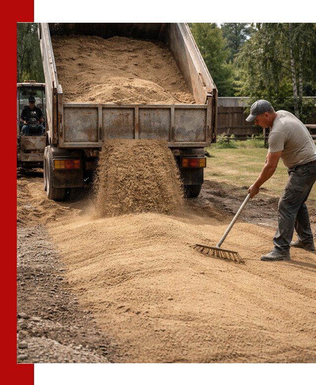 Отсыпка участка песком в Горячем Ключе быстро и качественно